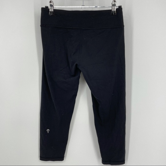 Ivivva Cropped Leggings Black‎ Girls Yoga Gym 14 - Picture 1 of 8